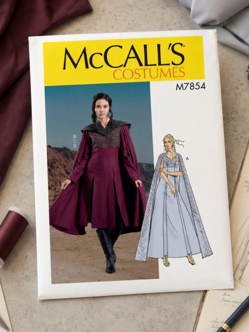 NEW McCalls M7854 Game of Thrones LARP Costume Sewing Pattern UNCUT